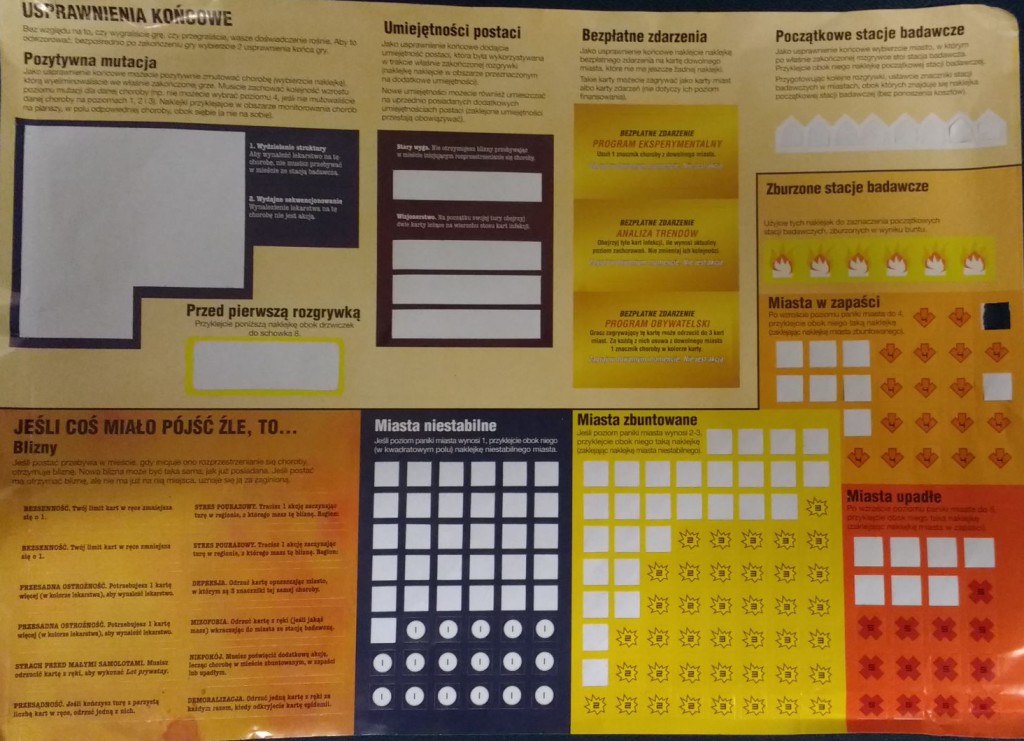Pandemic Legacy - Stickers